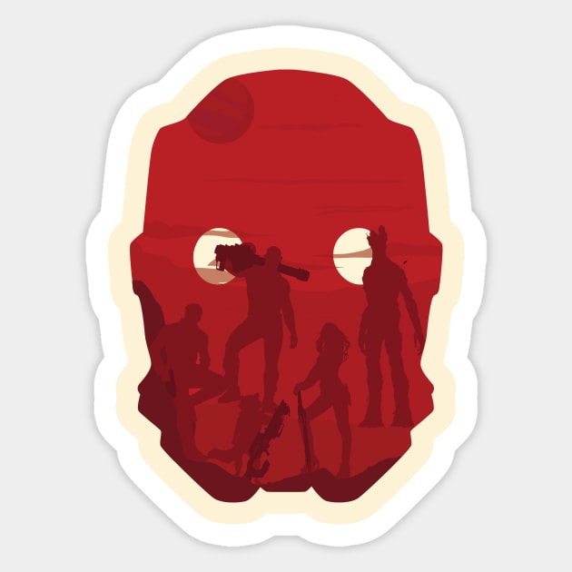 Guardians of The Galaxy Sticker by WalidSodki